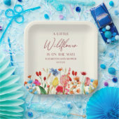 野生の花の小さな野生の花のフローラ赤ちゃんシャワー ペーパープレート (パーティー)