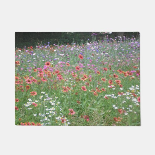 「野生の花の庭だよ！」 ドアマット (正面)