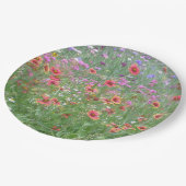 「野生の花の庭」 ペーパープレート (アングル)