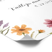 野生の花の愛は甘いです お土産をどうぞ ポスター (角)