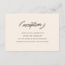 野生の花の披露宴の挿入物 エンクロージャーカード