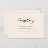 野生の花の披露宴の挿入物 エンクロージャーカード (正面/裏面)