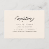 野生の花の披露宴の挿入物 エンクロージャーカード (正面)