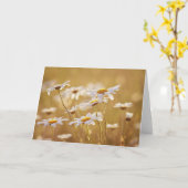 野生の花の挨拶状 カード (黄色い花)