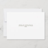 野生の花の日付を保存 セーブザデート (裏面)