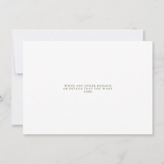 野生の花の日付を保存 セーブザデート (裏面)