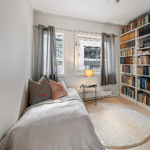 野生の花の模様ポピー灰色の装飾用クッション