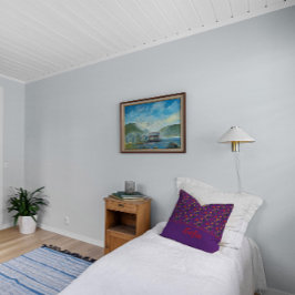 野生の花の模様ポピー紫の装飾用クッション クッション