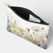 野生の花の水彩野 アクセサリーポーチ (見開き)