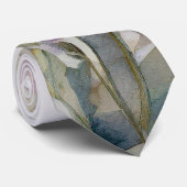 野生の花の水彩野 ネクタイ (ロール)