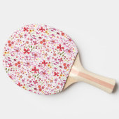 野生の花の水彩 卓球ラケット (横)