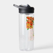 野生の花の水色 ウォーターボトル (右面)