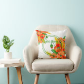 野生の花の水色 クッション (椅子)