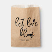 野生の花の種の開花を結婚愛する フェイバーバッグ (正面)