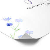 野生の花の種は私が赤ちゃんのシャワーの好意を成長するのを見る ポスター (角)