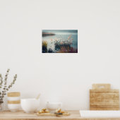 野生の花の穏やかな穏やかな自然穏やかな季節 ポスター (キッチン)