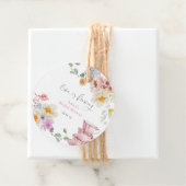 『野生の花の紅茶と愛を育む』ブライダルシャワーのお茶会 フェイバータグ (インサイチュ)