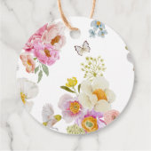 『野生の花の紅茶と愛を育む』ブライダルシャワーのお茶会 フェイバータグ (裏面)