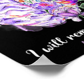 野生の花の脳は、あなたのためのアルツハイマー脳のために覚えている ポスター (角)