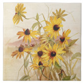 野生の花の花の花の植物のタイル タイル (正面)