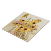 野生の花の花の花の植物のタイル タイル (側面)