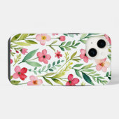 野生の花の草原 iPhoneケース (裏面横)