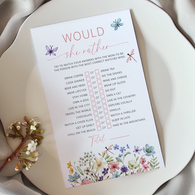 野生の花の蝶の庭は彼女はむしろゲームだろう (クリエイターアップロード済み)