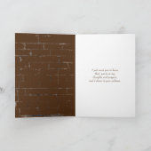 野生の花の蝶悔やみや弔慰 カード (内部)