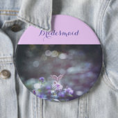 野生の花の蝶 缶バッジ (インサイチュ)