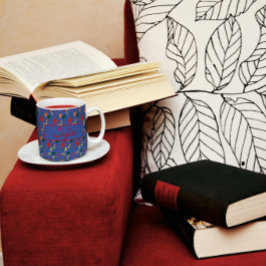 野生の花の赤いポピーのコーヒーマグをパターン コーヒーマグカップ