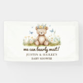 野生の花の赤ちゃんガーリーのシャワーを待つ 横断幕 (横)