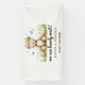 野生の花の赤ちゃんガーリーのシャワーを待つ 横断幕 (縦)