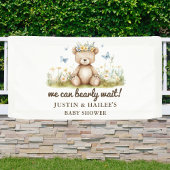 野生の花の赤ちゃんガーリーのシャワーを待つ 横断幕