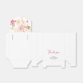 野生の花の赤ちゃんシャワーありがとう フェイバーボックス (折り畳みなし)