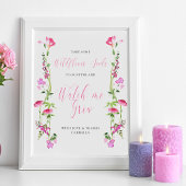 野生の花の赤ちゃんシャワーの種の恩恵を育てるのを見る ポスター