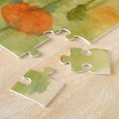 野生の花の間のアルパカ ジグソーパズル (側面)