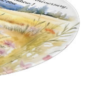 野生の花の風景 40周年記念 結婚式 カッティングボード (角)