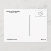 野生の花の風車 ポストカード (裏面)