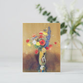 野生の花の首の長い花瓶, c.1912 ポストカード (スタンド正面)