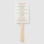 野生の花の黄色のマリゴールド結婚葉 ハンドファン (裏面)