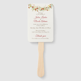 野生の花の黄色のマリゴールド結婚葉 ハンドファン