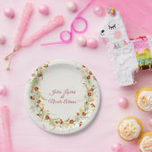 野生の花の黄色のマリゴールド結婚葉 ペーパープレート (パーティー)