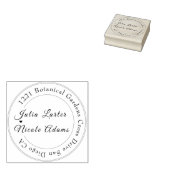 野生の花の黄色のマリゴールド結婚葉 ラバースタンプ (押印)