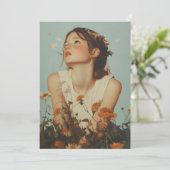 野生の花のEtherealの女の子 招待状 (スタンド正面)