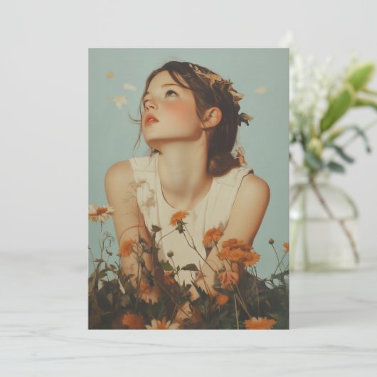 野生の花のEtherealの女の子 招待状 (スタンド正面)