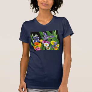 野生の花のTシャツ Tシャツ