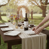 野生の花は日付を保存 ペーパープレート