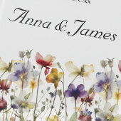 野生の花は日付を保存 ペーパープレート