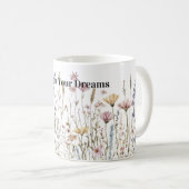 野生の花を信じて コーヒーマグカップ (正面右)