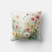 野生の花を取ろう🌷 クッション (正面)